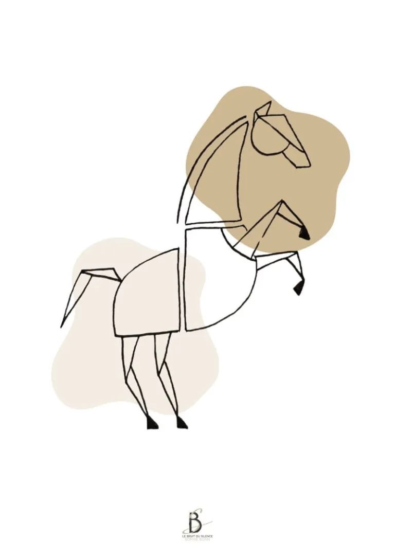 Cheval beige
