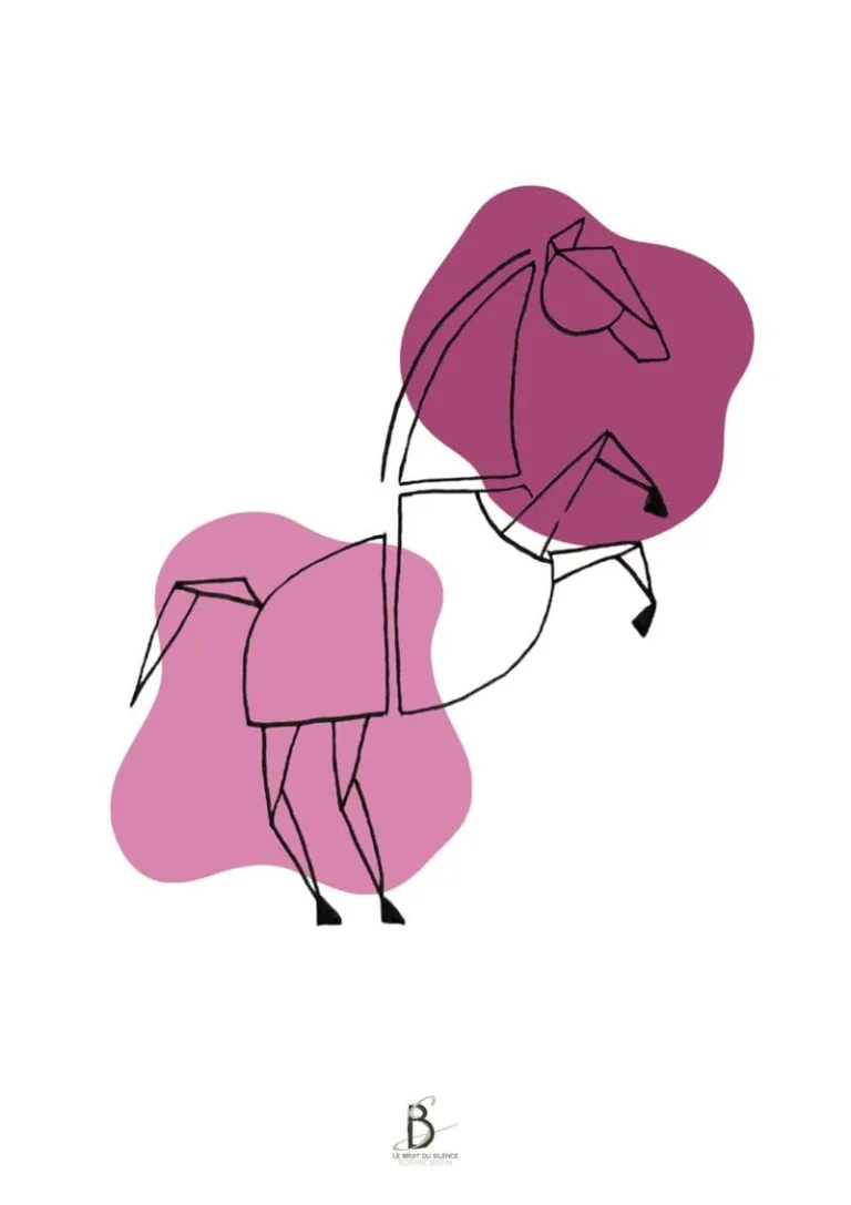 Cheval rose
