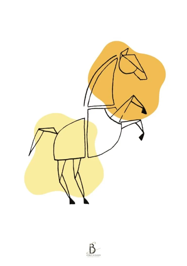Cheval jaune